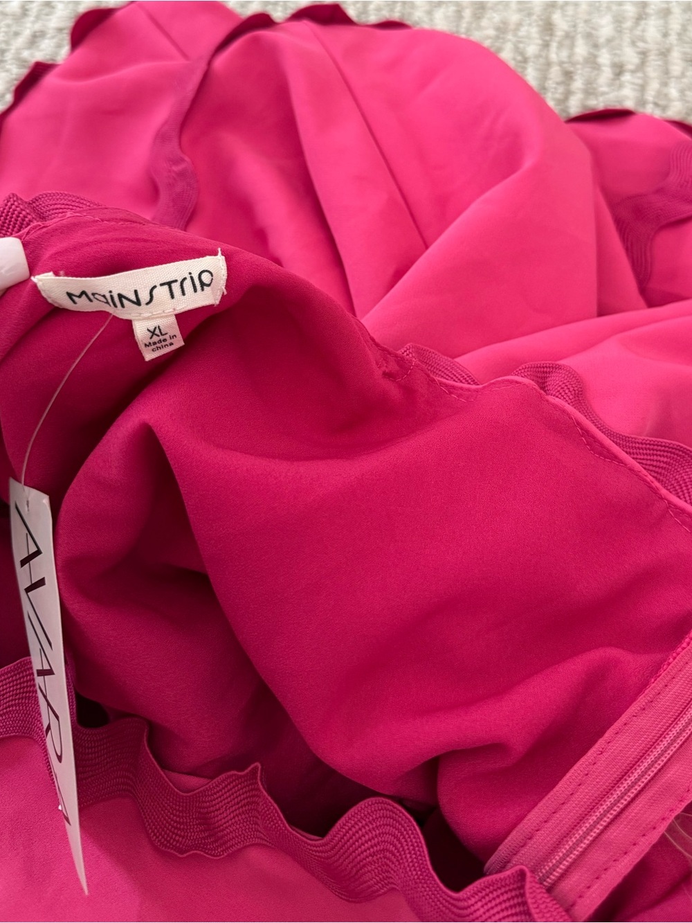 Pink Ric Rac One Shoulder Dress - Picture 6 of 7